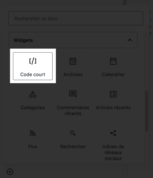 wordpress button